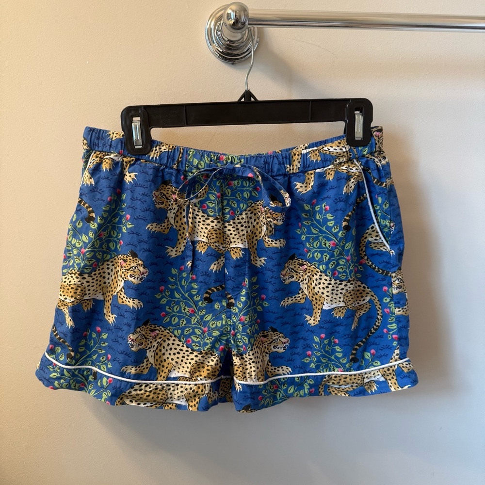 Printfresh Blue Bagheera Organic Cotton Pajama Set Size Small - Picture 8 of 10